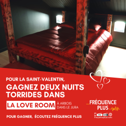 Gagnez vos 2 nuits torrides dans La Love Room à Arbois !