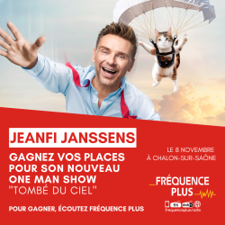 Gagnez vos places pour Jeanfi Janssens "Tombé du Ciel" !