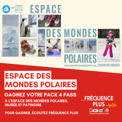 Gagnez vos 4 pass "musée et patinoire" à l'Espace des Mondes Polaires !