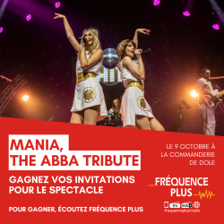 Gagnez vos places pour "Mania, The ABBA Tribute" à Dole !